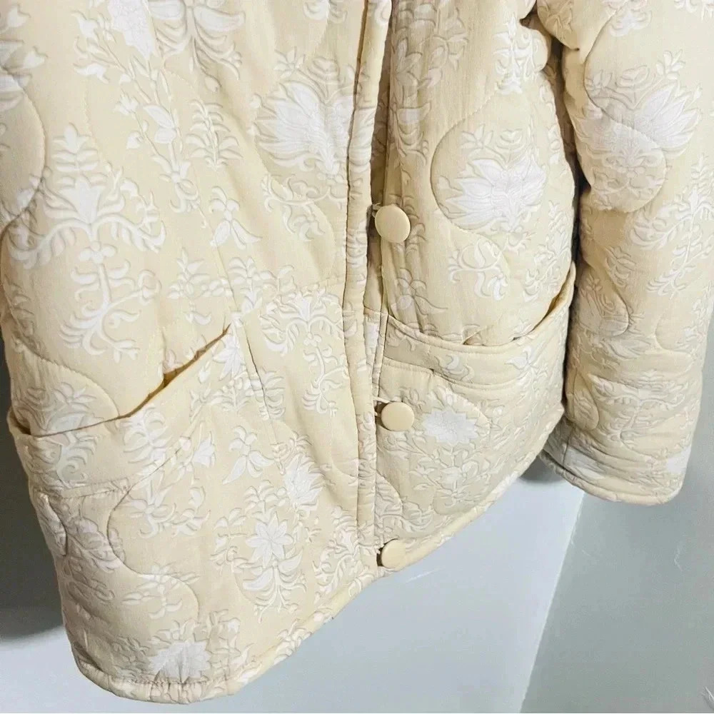 NEW Tularosa Isobel Jacket Beige Ivory Jaipur Sherpa - Picture 5 of 11